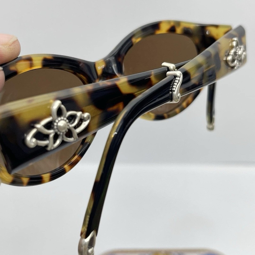 Vintage Brighton Duke Of Earl Dark Havana Tortoise Shell Handmade Sunglasses - Picture 4 of 16